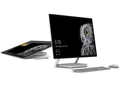 Представлен 28-дюймовый моноблок Microsoft Surface Studio, оснащенный сенсорным экраном с соотношением сторон 3:2 (4500х3000 пикселей), цена – от $2999