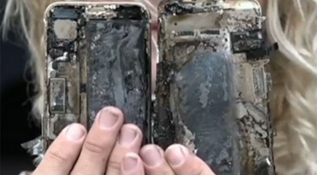 Смартфон Apple iPhone 7 стал причиной возгорания авто