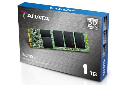 ADATA представила SSD-накопители Ultimate SU800 на базе технологии 3D NAND с интерфейсом M.2 2280 и SATA 6 Gb/s