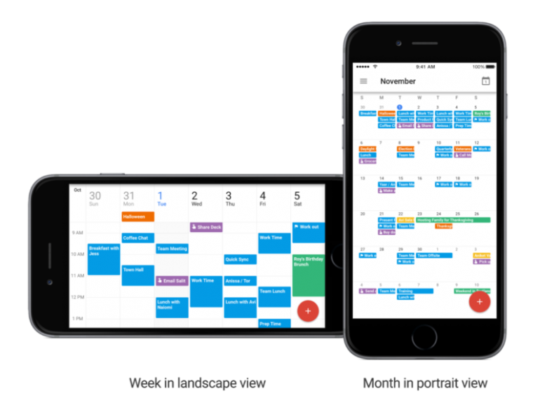 Google обновила приложения Gmail и Google Calendar для iOS