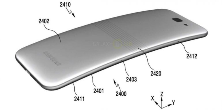 Патентная заявка Samsung описывает сгибаемый смартфон, релиз которого ожидается в 2017 году