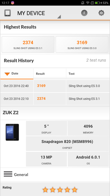 Обзор Lenovo Zuk Z2: дешево и сердито