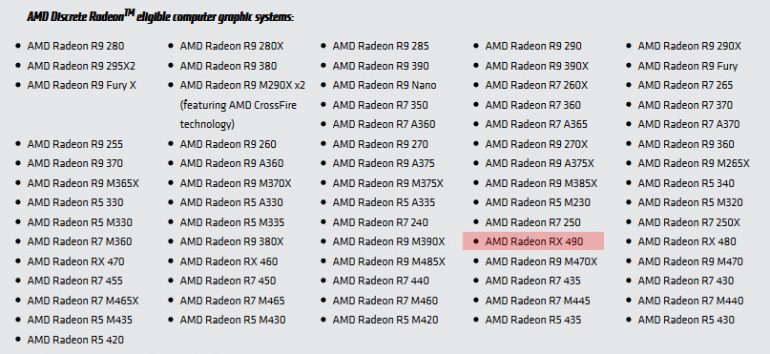В декабре ожидается релиз производительной видеокарты AMD Radeon RX 490