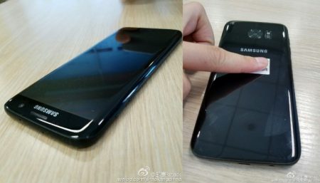 Опубликованы реальные фотографии Samsung Galaxy S7 Edge в цвете <strike>Jet Black</strike> Glossy Black