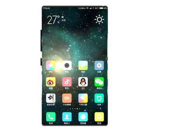 Концептуальные изображения смартфона Xiaomi Mi Mix 2 демонстрируют 100% соотношение экрана к площади фронтальной панели и выдвижную фронтальную камеру