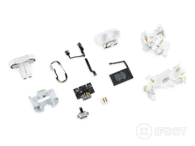 Ремонту не подлежит: В iFixit разобрали наушники Apple AirPod и комплектный чехол