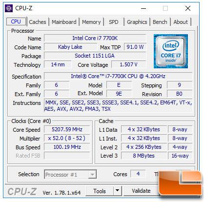 Материнские платы MSI на чипсете Intel Z270 предложат автоматический разгон Core i7-7700K до 5,2 ГГц