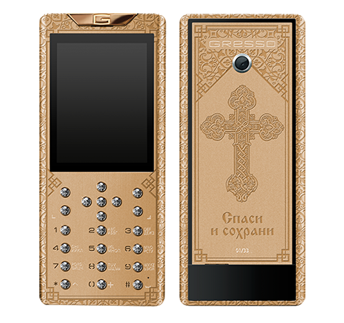 К празднику Крещения Gresso предложила россиянам православный смартфон с золотом и бриллиантами за $25 тыс.