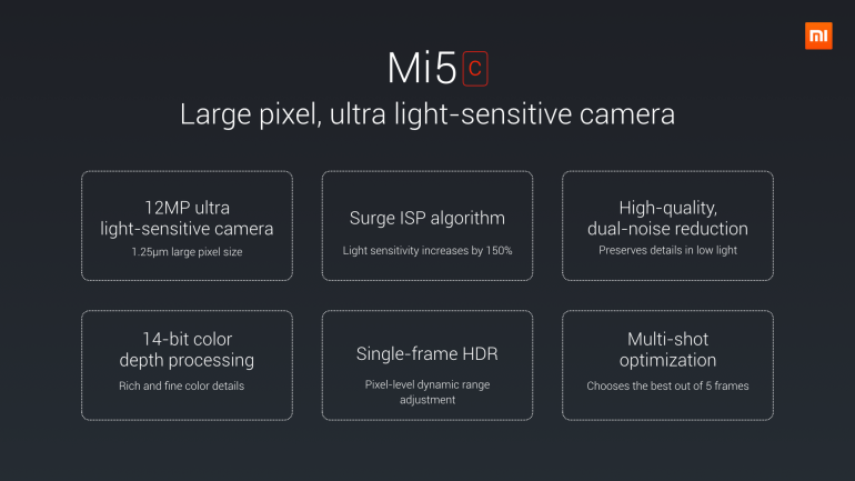 Xiaomi Mi 5C - первый смартфон компании на собственном чипсете Surge S1 предлагается по цене $220 за версию 3ГБ/64ГБ