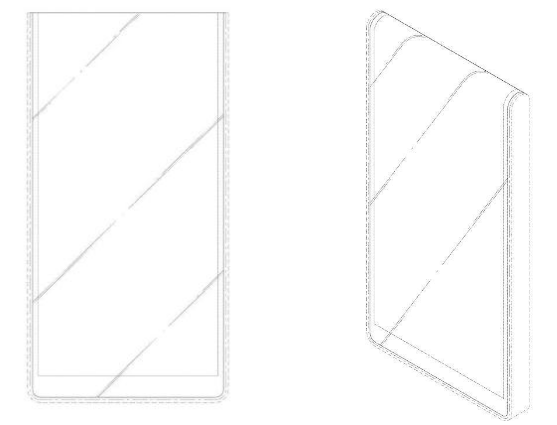 "Стильный подворот": LG запатентовала смартфон с гибким экраном, завернутым через верхнюю грань на заднюю панель корпуса