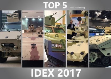 Издание Defence Blog внесло украинский беспилотный минибронетранспортер «Фантом» в ТОП-5 наиболее интересных новинок выставки IDEX-2017