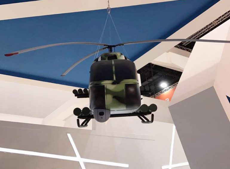 "Укроборонпром" представил на выставке IDEX-2017 концепт легкого многоцелевого ударного вертолета КТ112УД (КТ112 “Combat”)