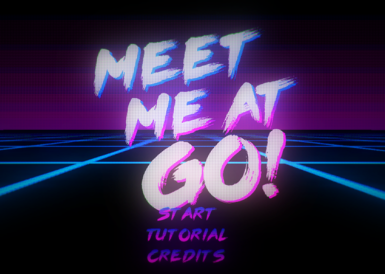 В Microsoft сделали интерактивный клип-игру "Meet me at Go!" в ретро-стиле для музыкальной группы M83