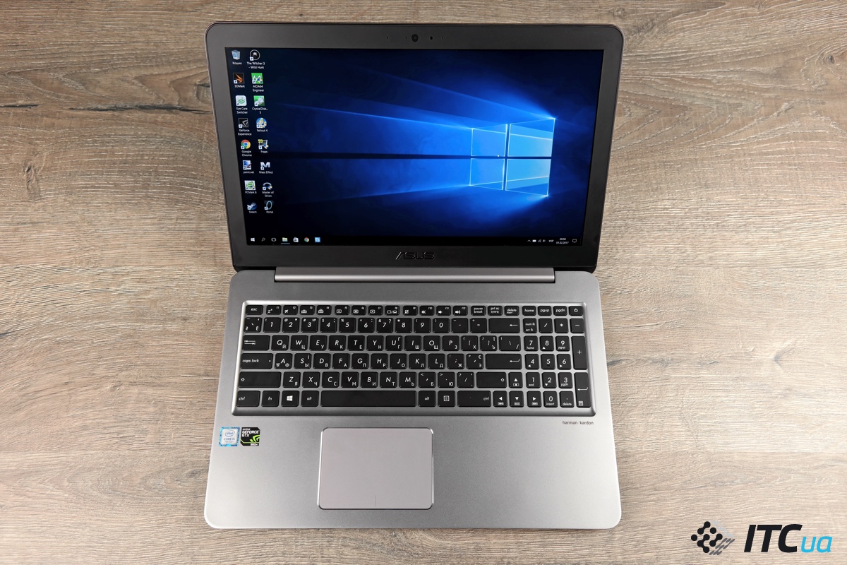 Обзор ноутбука ASUS ZenBook UX510UW