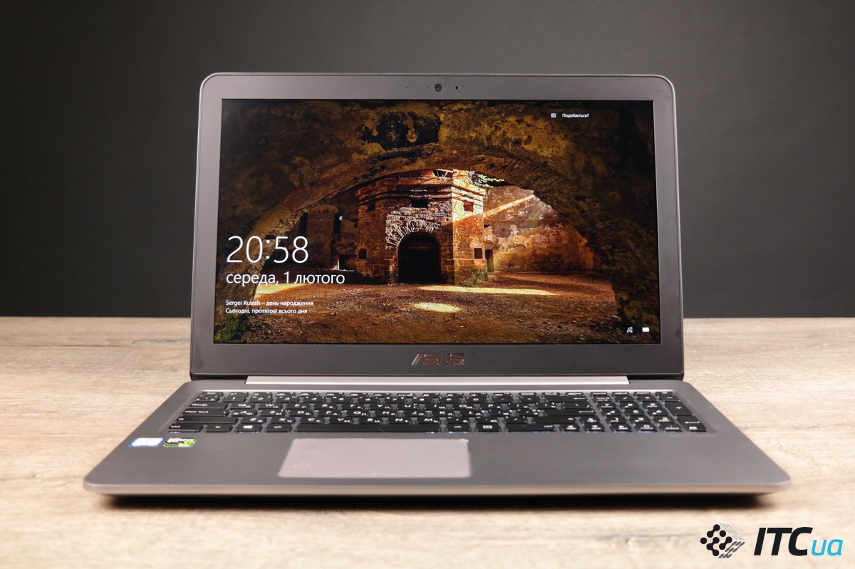 Обзор ноутбука ASUS ZenBook UX510UW