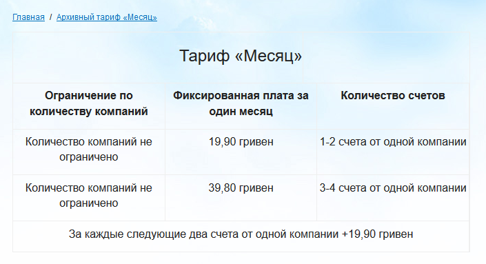 Украинский сервис онлайн-платежей Portmone.com вдвое увеличил месячную абонплату - с 9,90 грн до 19,90 грн