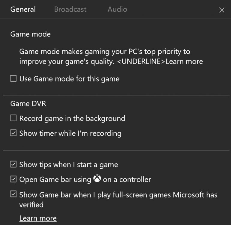 Microsoft поделилась подробностями о работе Game Mode в Windows 10