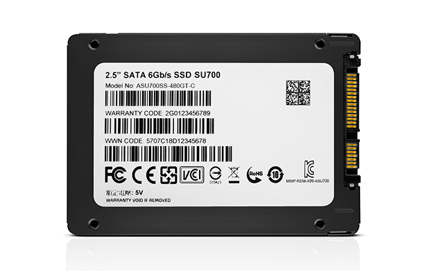 ADATA Ultimate SU700 - новый 2,5-дюймовый 3D NAND SSD-накопитель с интерфейсом SATA 6Gb/s и встроенной защитой данных