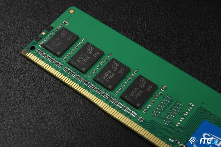 Первый взгляд на модули памяти Crucial DDR4-2133 8 ГБ (CT8G4DFS8213)