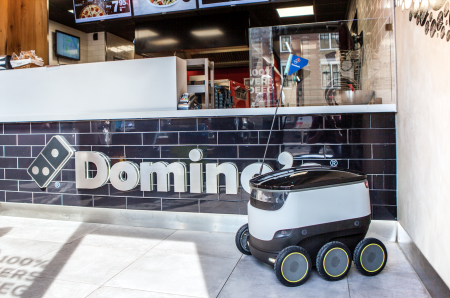 Летом 2017 года Domino’s Pizza начнет доставлять пиццу в Гамбурге с помощью автономных роботов Starship Technologies
