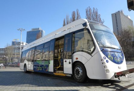 На выставке Сity Trans Ukraine 2017 в Киеве показали белорусский электробус на суперконденсаторах Е420 Vitovt Electro