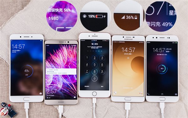 Энтузиаст сравнил скорость быстрой зарядки смартфонов Samsung, Huawei, OPPO и Vivo с обычной зарядкой Apple