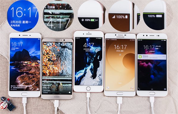 Энтузиаст сравнил скорость быстрой зарядки смартфонов Samsung, Huawei, OPPO и Vivo с обычной зарядкой Apple