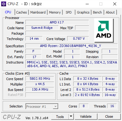 Процессор AMD Ryzen 7-1800X установил два рекорда: в многопоточном тесте Cinebench R15 и по максимальной частоте разгона