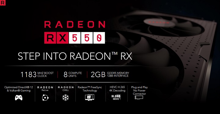 AMD представила линейку видеокарт Radeon RX 500