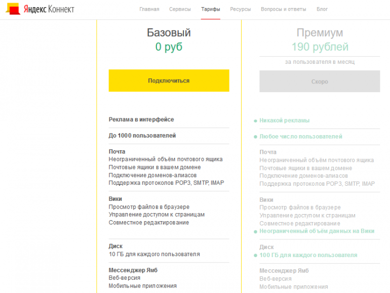 Компания Яндекс запустила платформу для совместной работы "Яндекс.Коннект"