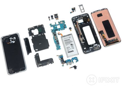 Эксперты iFixit разобрали смартфон Samsung Galaxy S8 Plus и оценили его ремонтопригодность