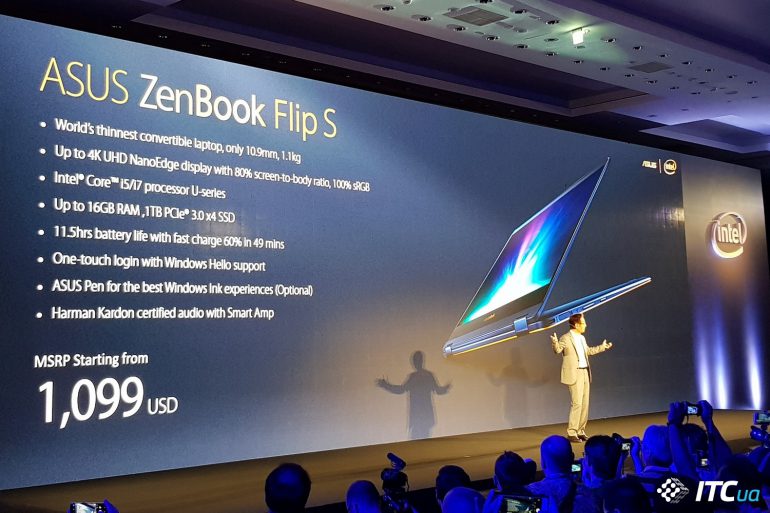 [Computex 2017] ASUS ZenBook Flip S – тонкости трансформации