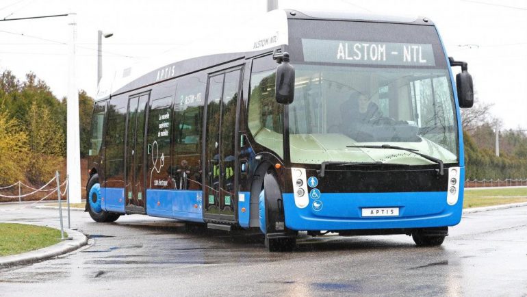 В июне на улицы Парижа выйдет необычный электробус от Alstom