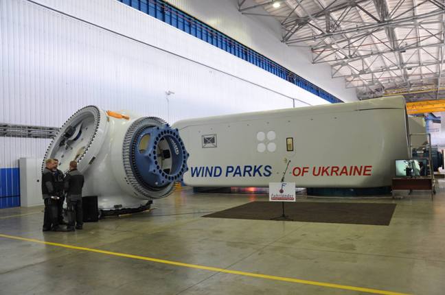 В Краматорске изготовили самую мощную в Украине ветроэнергетическую установку мощностью 3,2 МВт для ветропарка «Причерноморский»