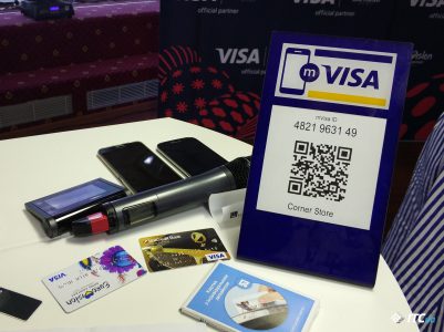 VISA представила новый вариант бесконтактных платежей с помощью QR-кодов и создала крупнейшую 3D-проекцию в честь Евровидения 2017