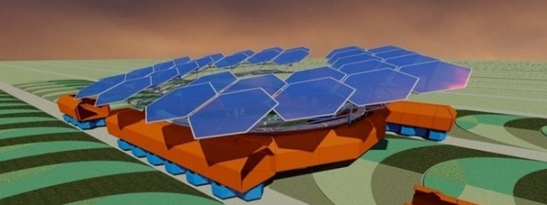 Украинские разработчики предложили идею робота-трактора на солнечных батареях, повышающего эффективность сельского хозяйства