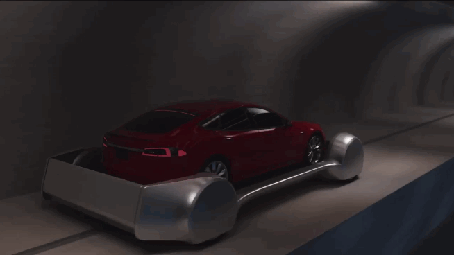 Илон Маск впервые наглядно объяснил, как будет работать его фантастическая система подземных тоннелей для перемещения машин [видео]
