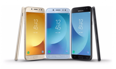 Представлены металлические смартфоны Samsung Galaxy J7 (2017) и Galaxy J5 (2017)