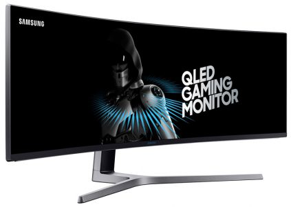 Samsung анонсировала 49-дюймовый изогнутый игровой монитор на базе технологии QLED