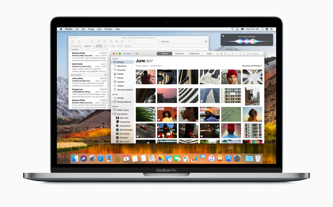 Apple анонсировала новую версию Mac OS High Sierra