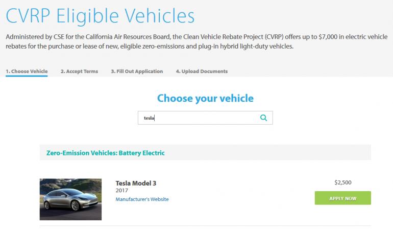В Калифорнии электромобиль Tesla Model 3 будет стоить всего $25 тыс. за счет "зеленых" скидок и налоговых льгот на сумму $10 тыс.