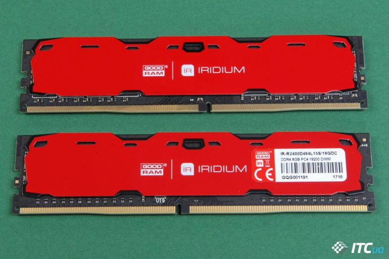 Обзор комплекта оперативной памяти GOODRAM IRDM DDR4-2400 16 ГБ (2×8 ГБ)
