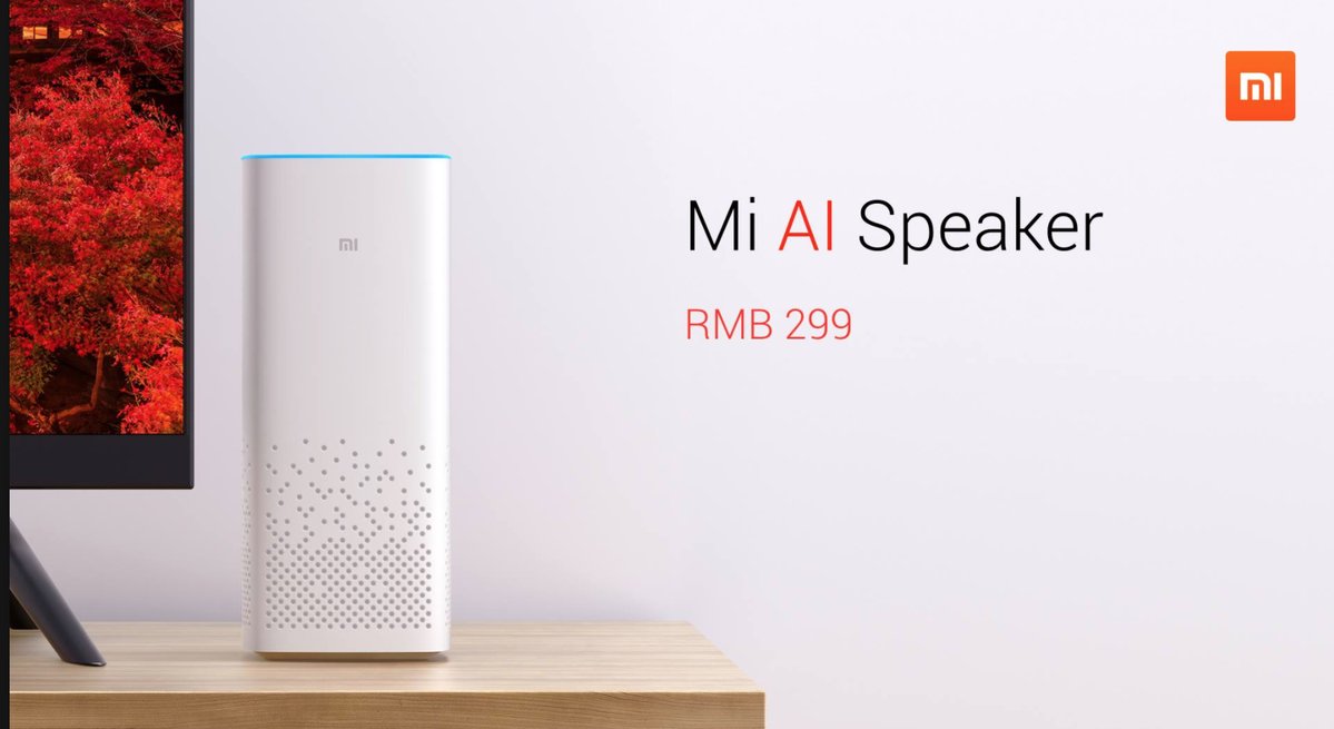 Умная акустическая система Xiaomi Mi AI Speaker стоит около $44