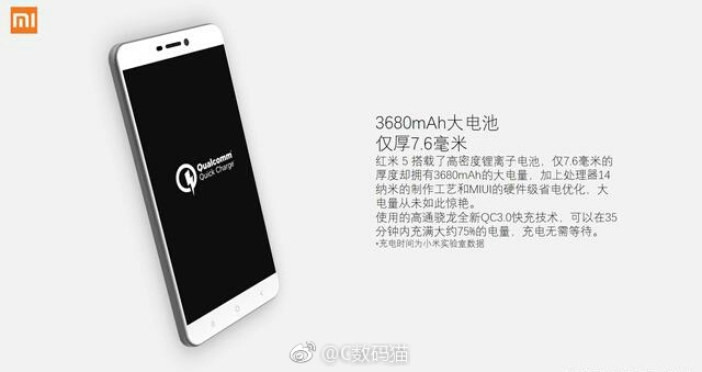 В сеть попали подробные технические характеристики и цены различных вариантов нового смартфона Xiaomi Redmi 5
