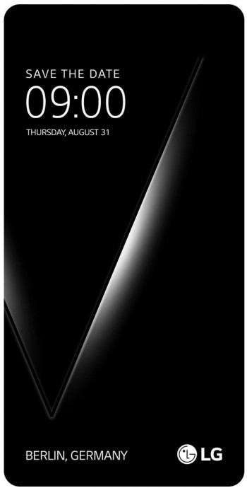 Анонс смартфона LG V30 назначен на 31 августа