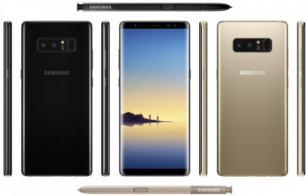 Эван Блэсс опубликовал официальные изображения Samsung Galaxy Note 8 со сдвоенной основной камерой и расположенным вплотную к ней дактилоскопом