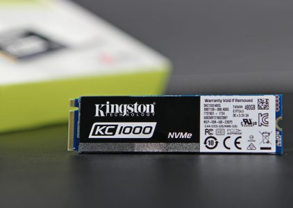 Обзор накопителя Kingston KC1000 NVMe M.2 480 ГБ