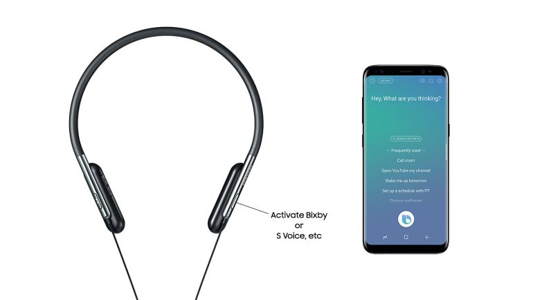 Samsung U Flex – гибкая Bluetooth-гарнитура с поддержкой виртуального ассистента Bixby и автономностью на уровне 10 часов