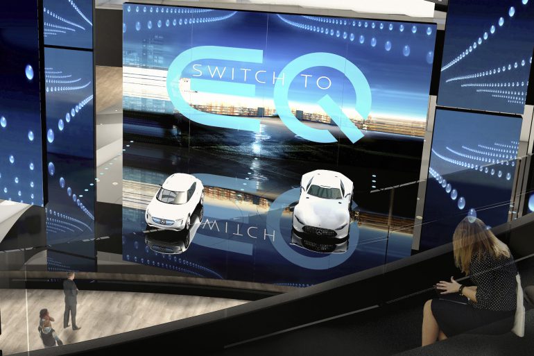 Mercedes подготовил для Франкфуртского автошоу компактный электрический хэтчбек EQ A Concept [видео]