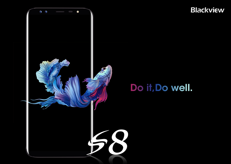 Blackview S8 – смартфон с тонкими рамками, доступный для всех
